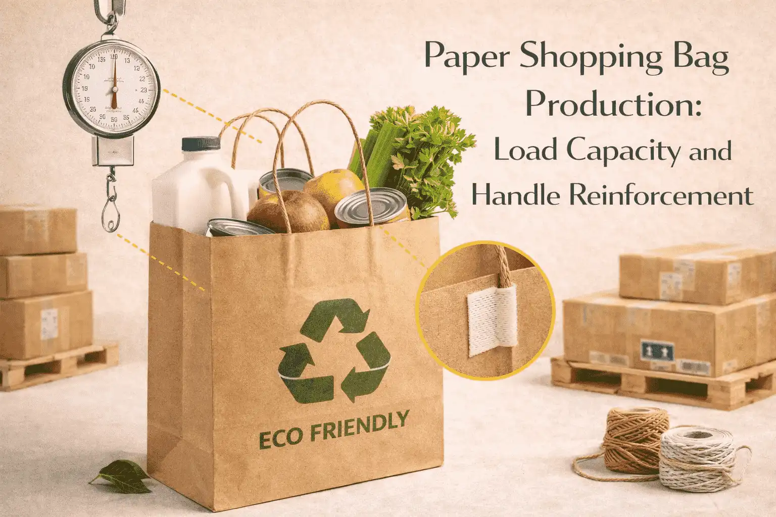 Paper Shopping Bag Production: Load Capacity and Handle Reinforcement